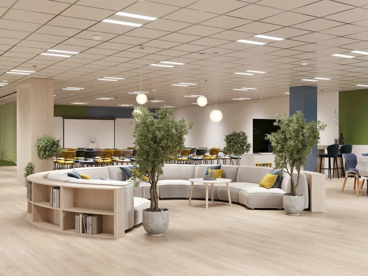 Зона отдыха и ожидания PepsiCo - IROOMS.design