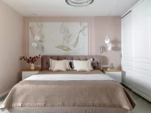 Спальня в квартире у моря - IROOMS.design